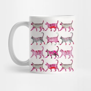 Magenta Cat Collection Mug